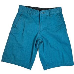 EUC Burnside Boys Teal Blue Casual Shorts - Size 8